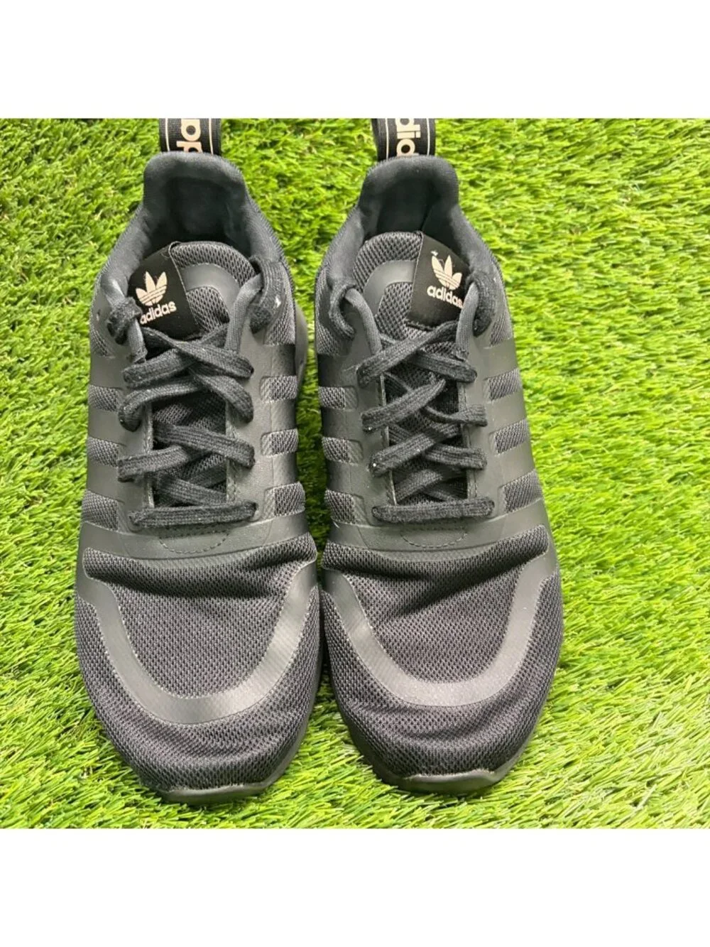 Adidas Originals Multix Womens Size 7.5 Black Athletic Running Shoes Sneakers